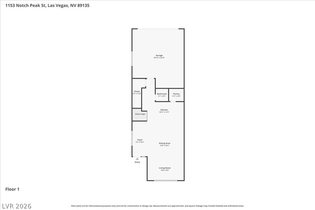 1153 Notch Peak, Las Vegas, NV 89135