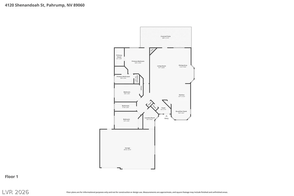 4120 Shenandoah, Pahrump, NV 89060