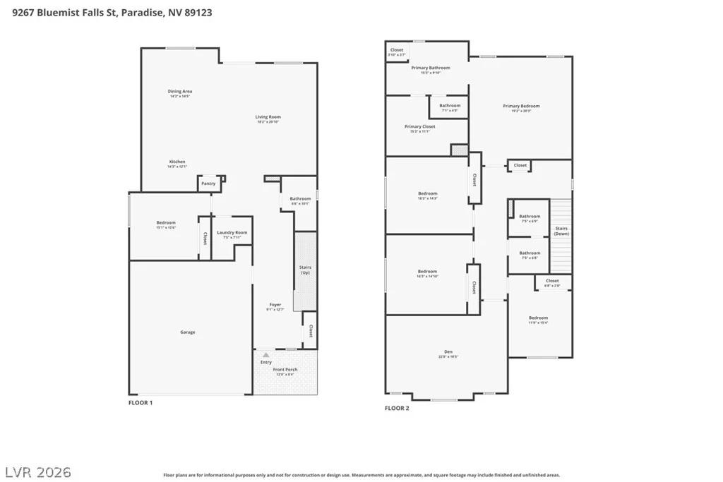 9267 Bluemist Falls, Las Vegas, NV 89123