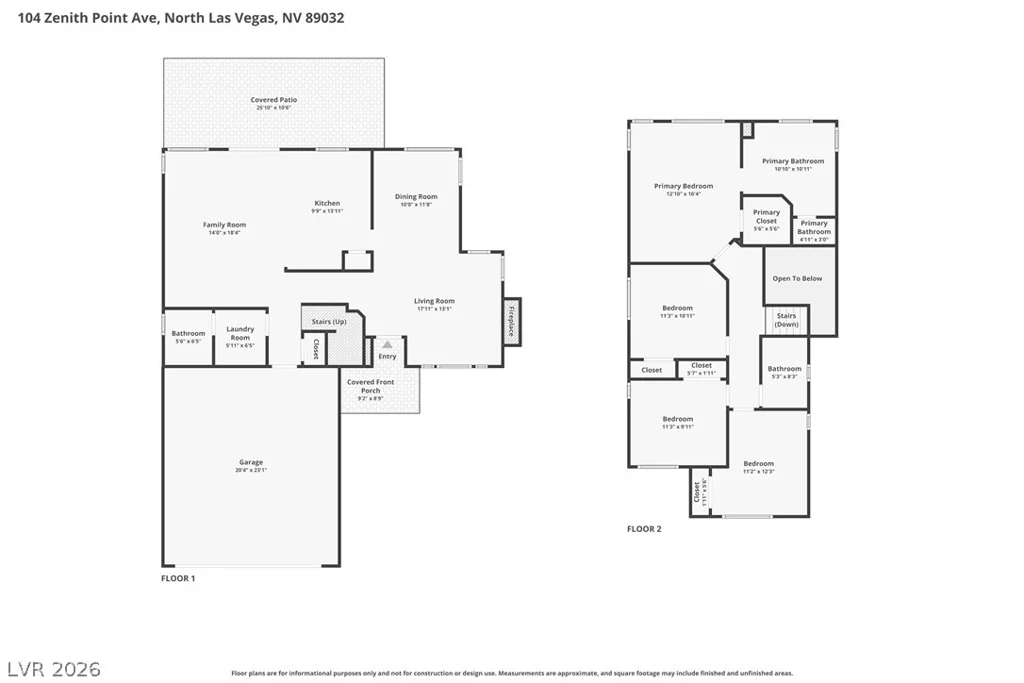 104 Zenith Point, North Las Vegas, NV 89032