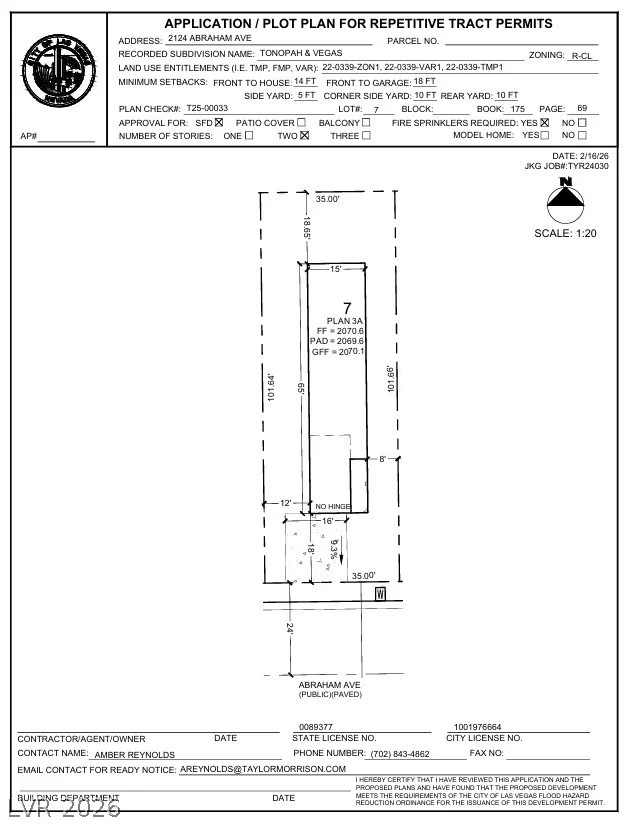2124 Abraham, Las Vegas, NV 89106