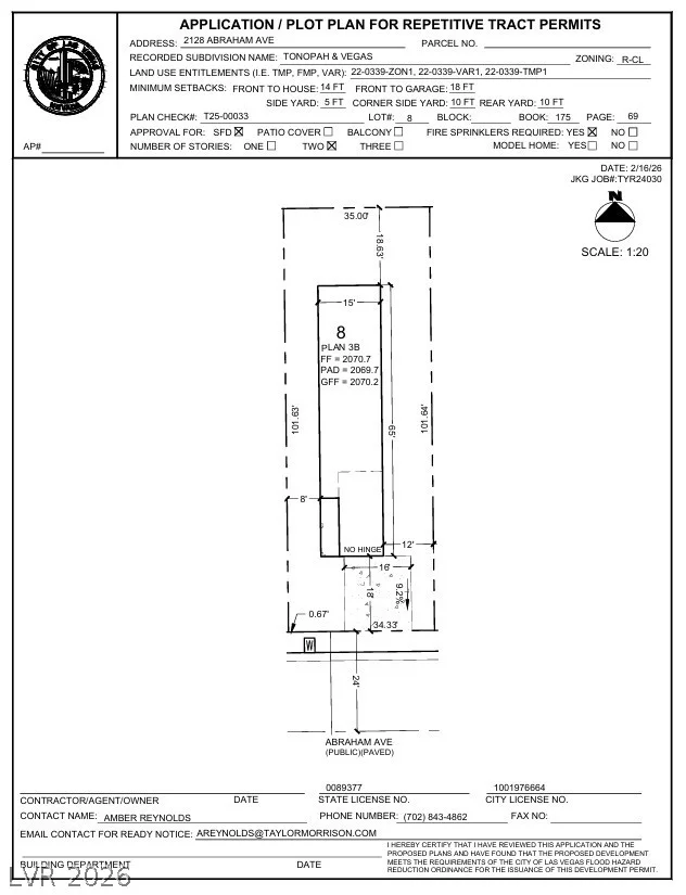 2128 Abraham, Las Vegas, NV 89106