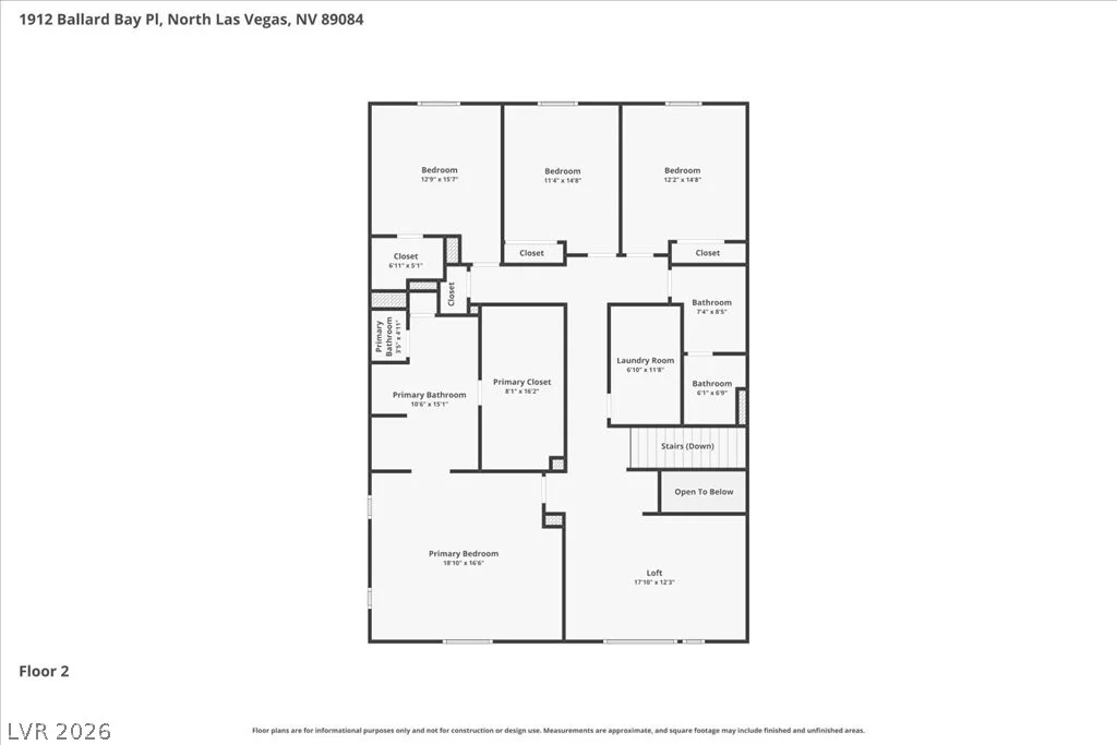 1912 Ballard Bay, North Las Vegas, NV 89084