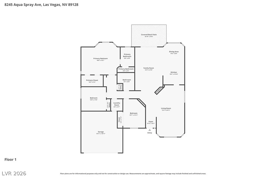 8245 Aqua Spray, Las Vegas, NV 89128