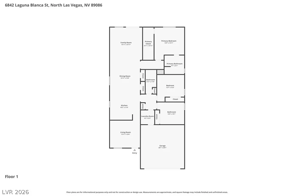 6842 Laguna Blanca, North Las Vegas, NV 89086