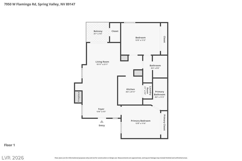 7950 Flamingo, Las Vegas, NV 89147