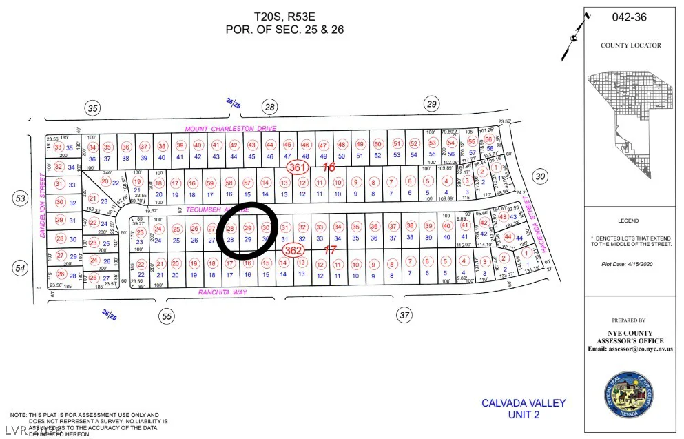 2621 Tecumseh, Pahrump, NV 89048