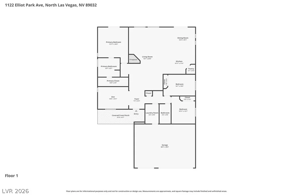 1122 Elliot Park, North Las Vegas, NV 89032