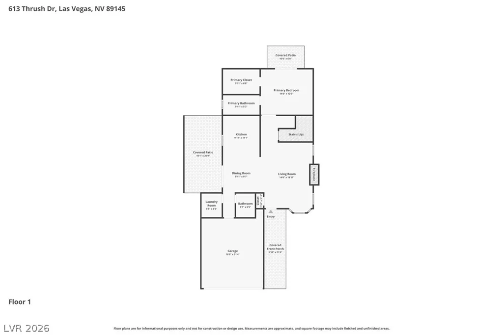 613 Thrush, Las Vegas, NV 89145