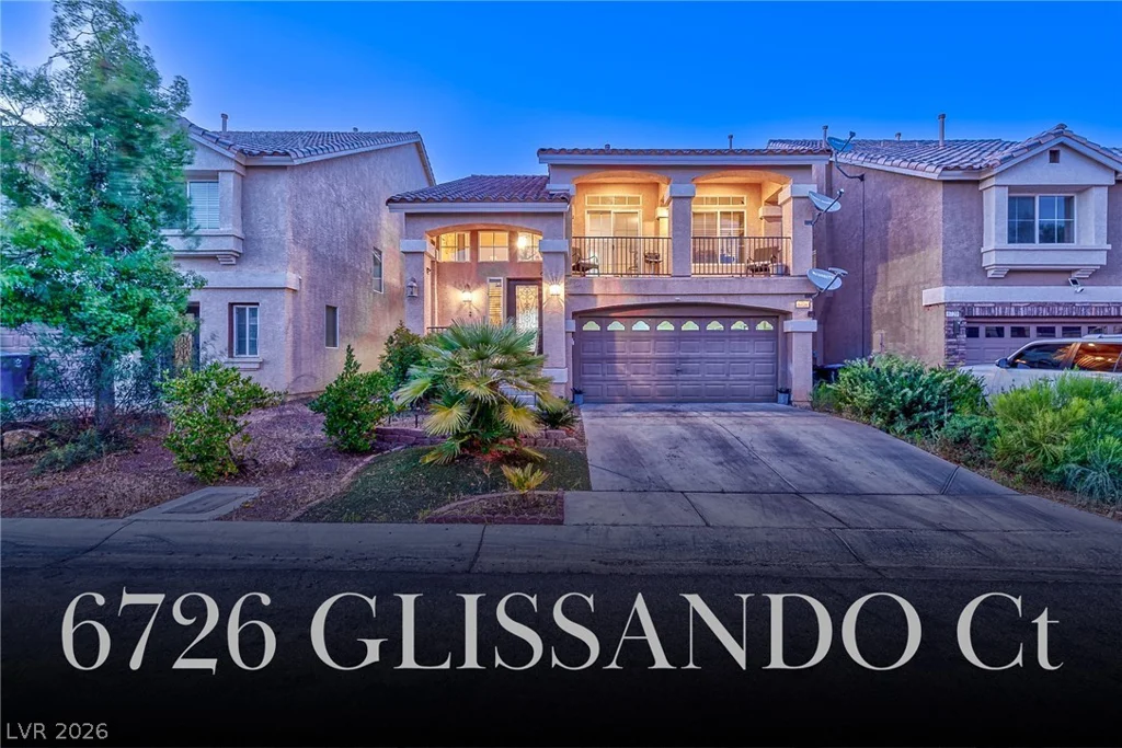 6726 GLISSANDO, Las Vegas, NV 89139