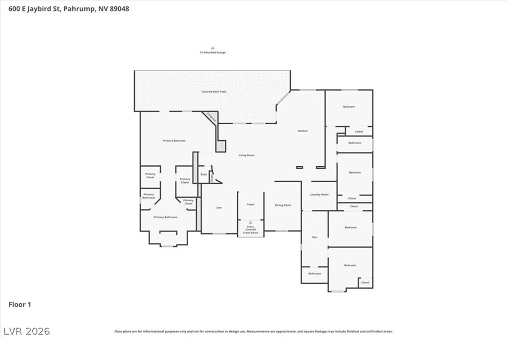 600 Jaybird, Pahrump, NV 89048