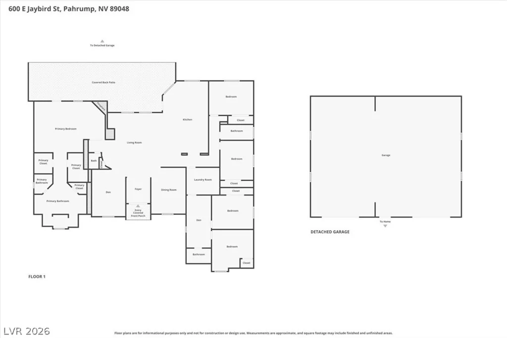 600 Jaybird, Pahrump, NV 89048