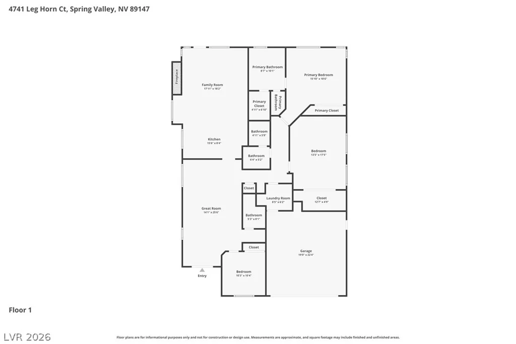 4741 Leg Horn, Las Vegas, NV 89147