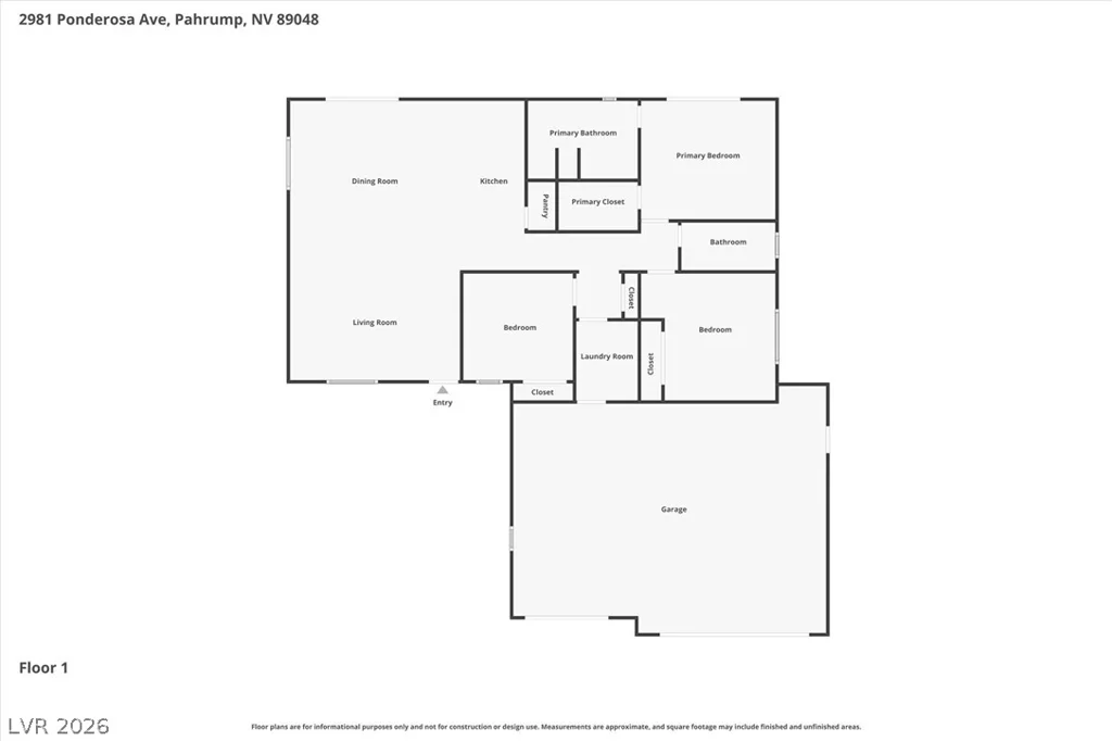 2981 Ponderosa, Pahrump, NV 89048