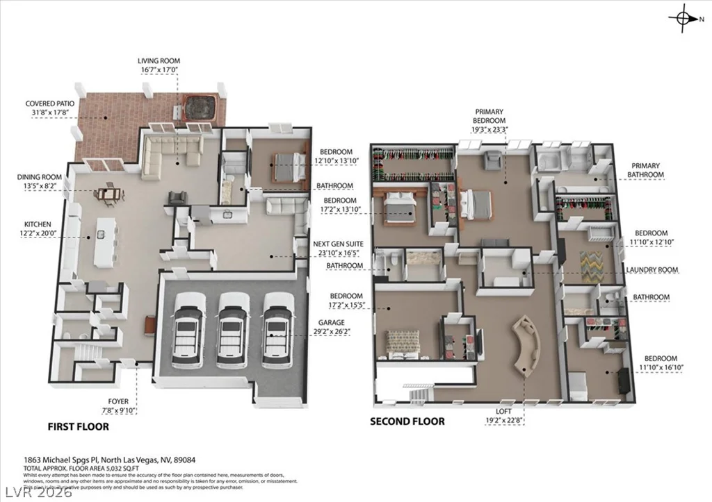 1863 Michael Springs, North Las Vegas, NV 89084