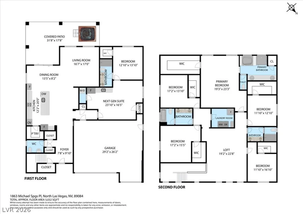 1863 Michael Springs, North Las Vegas, NV 89084