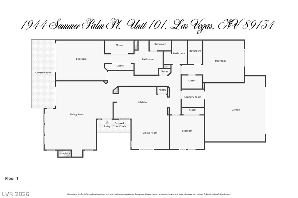 1944 Summer Palm, Las Vegas, NV 89134