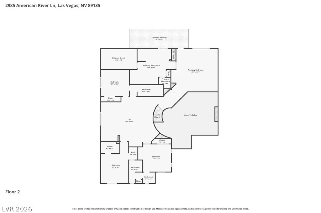 2985 American River, Las Vegas, NV 89135