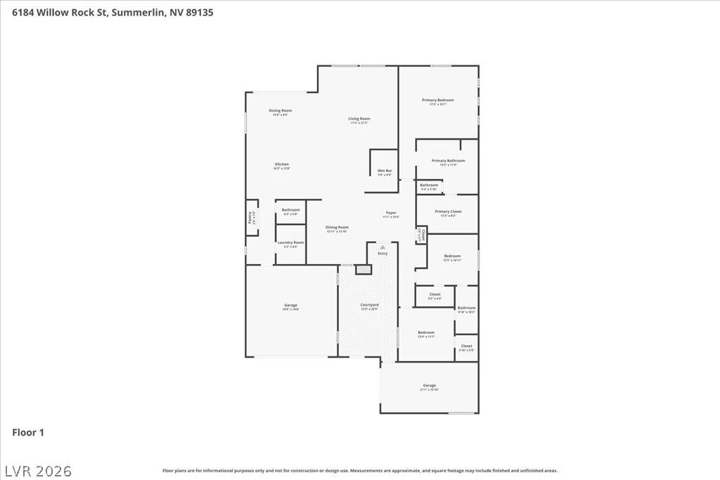 6184 Willow Rock, Las Vegas, NV 89135