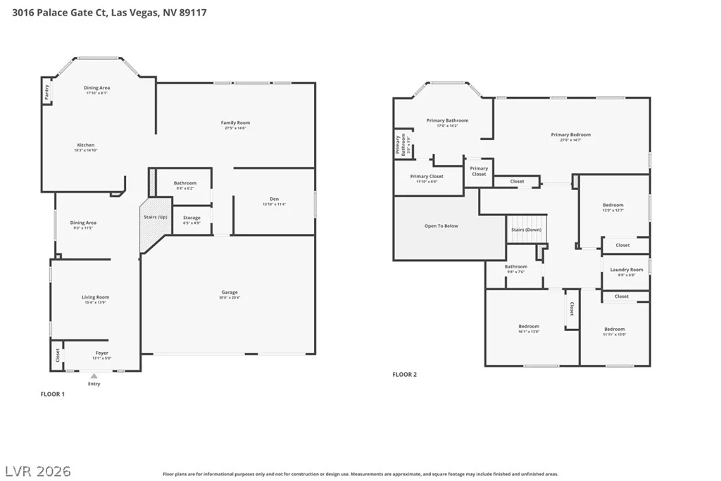 3016 Palace Gate, Las Vegas, NV 89117