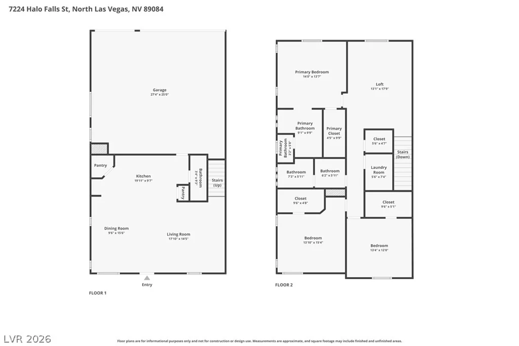 7224 Halo Falls, North Las Vegas, NV 89084