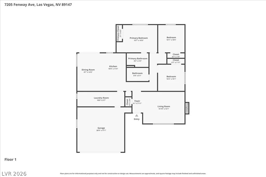 7205 Fenway, Las Vegas, NV 89147