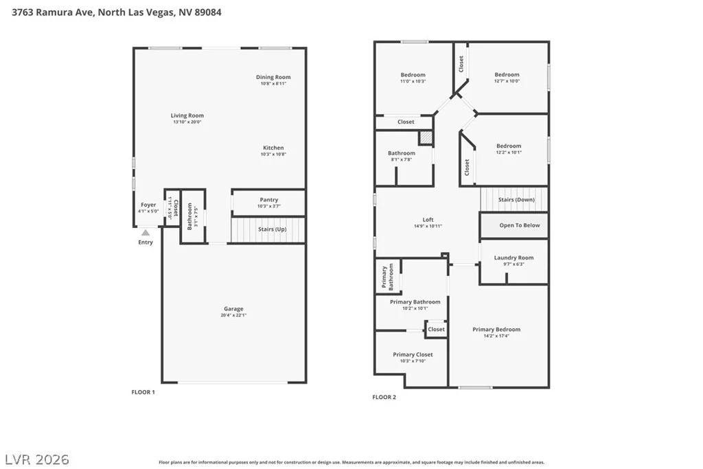 3763 Ramura, North Las Vegas, NV 89084