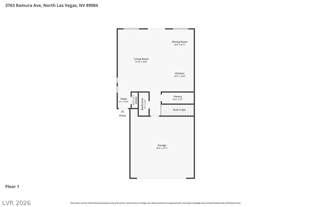 3763 Ramura, North Las Vegas, NV 89084