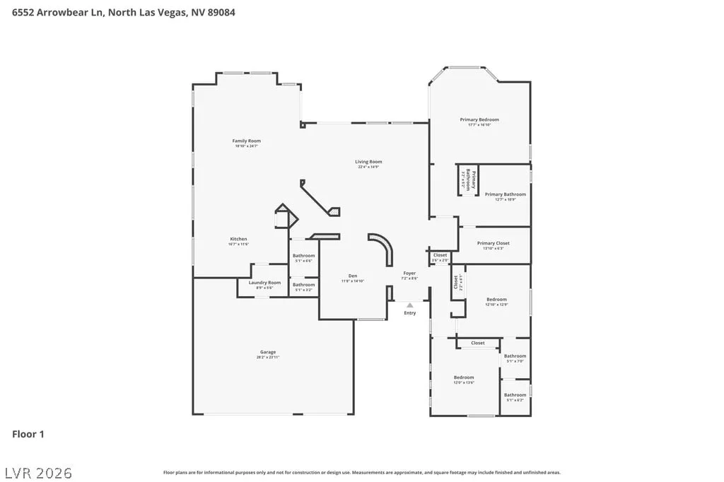6552 Arrowbear, North Las Vegas, NV 89084