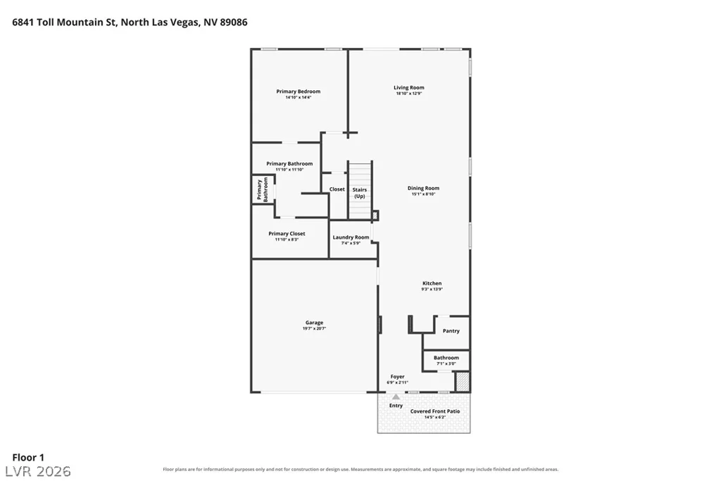 6841 Toll Mountain, North Las Vegas, NV 89086