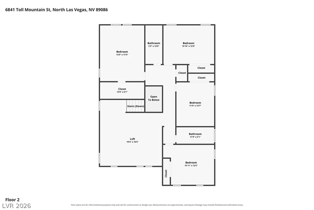 6841 Toll Mountain, North Las Vegas, NV 89086