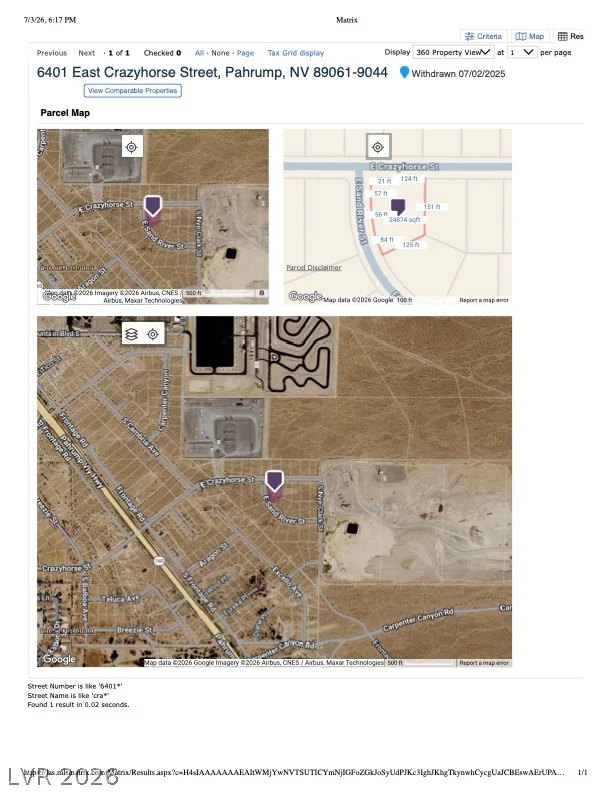 6401 Crazyhorse, Pahrump, NV 89061