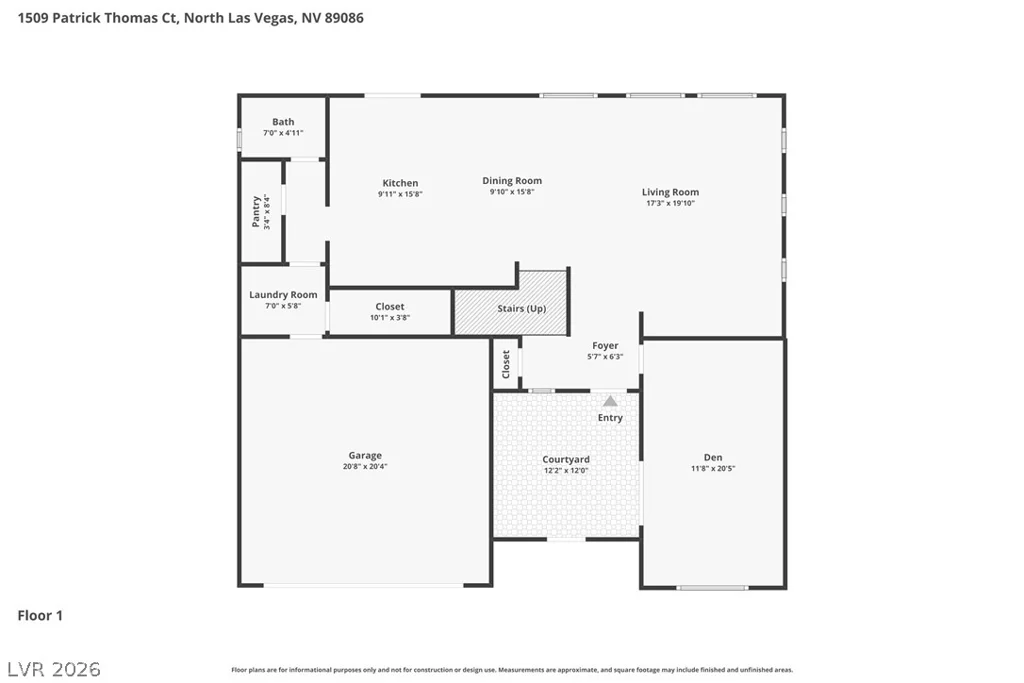 1509 Patrick Thomas, North Las Vegas, NV 89086