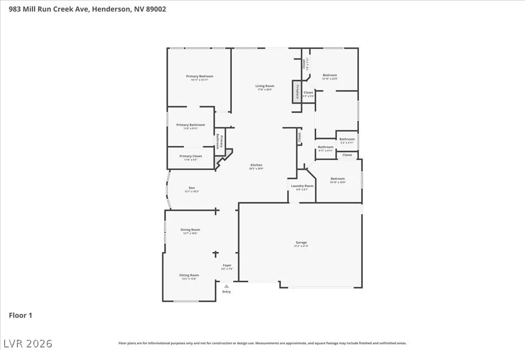 983 Mill Run Creek, Henderson, NV 89002