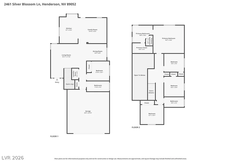 2461 Silver Blossom, Henderson, NV 89052
