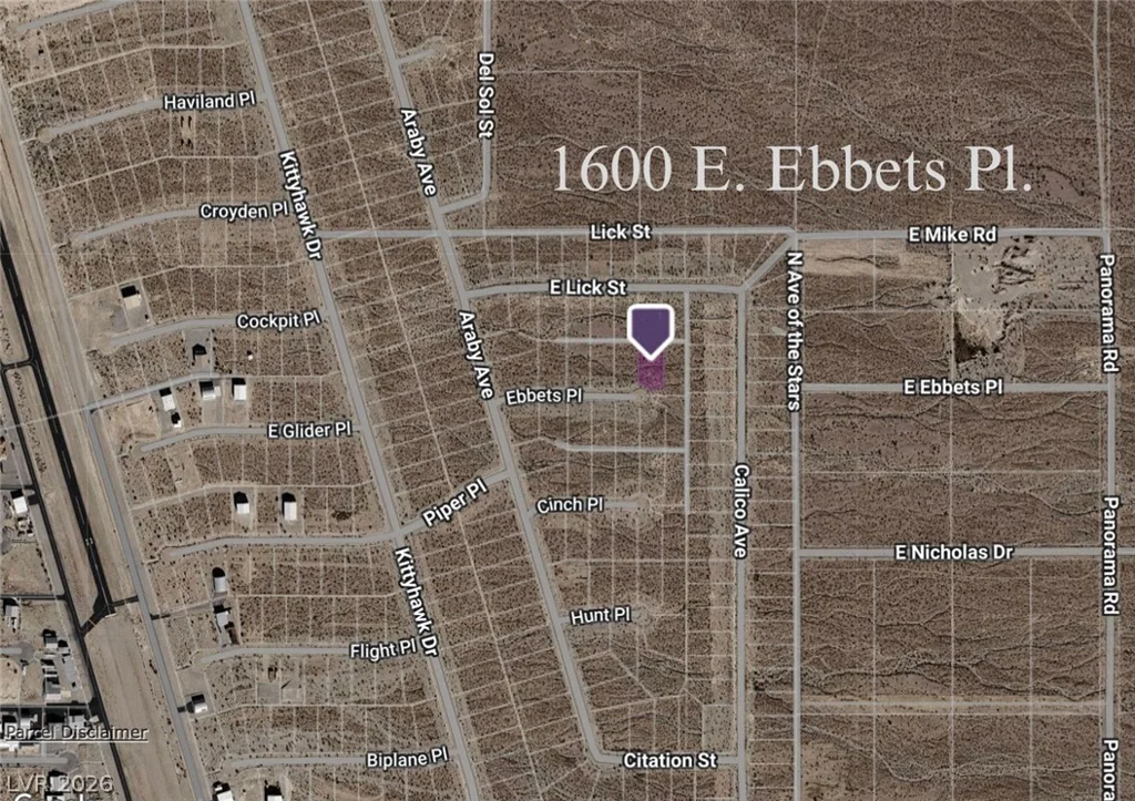 1600 Ebbets, Pahrump, NV 89060