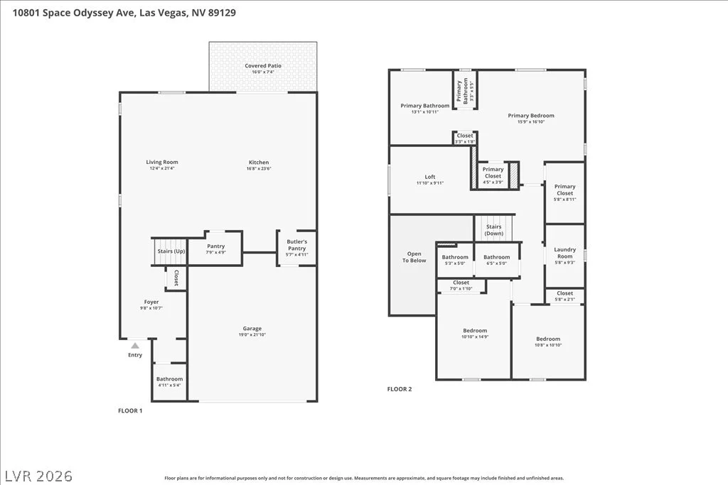 10801 Space Odyssey, Las Vegas, NV 89129