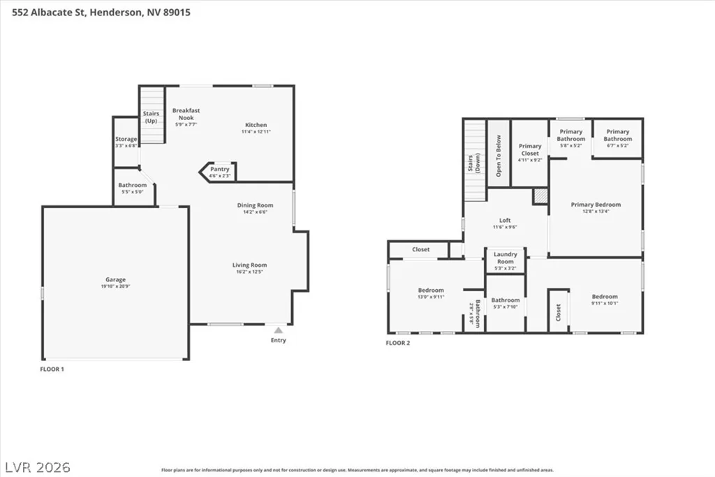 552 Albacate, Henderson, NV 89015