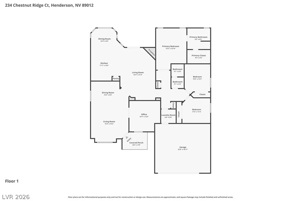 234 Chestnut Ridge, Henderson, NV 89012