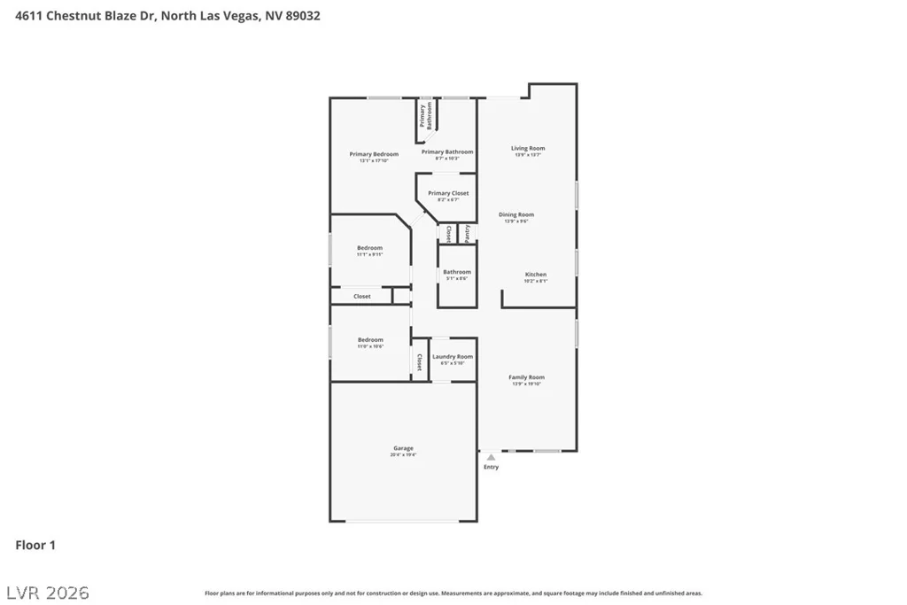 4611 Chestnut Blaze, North Las Vegas, NV 89032