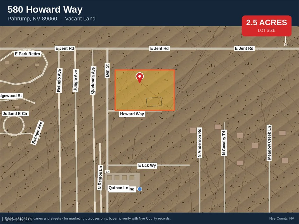 580 Howard, Pahrump, NV 89060