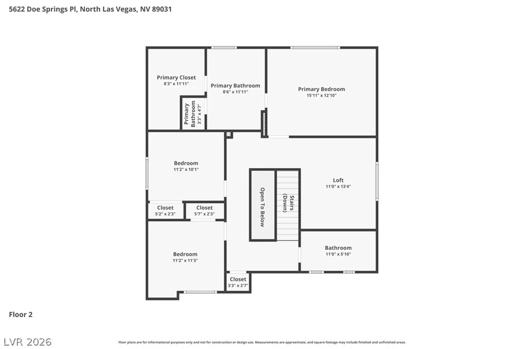 5622 Doe Springs, North Las Vegas, NV 89031