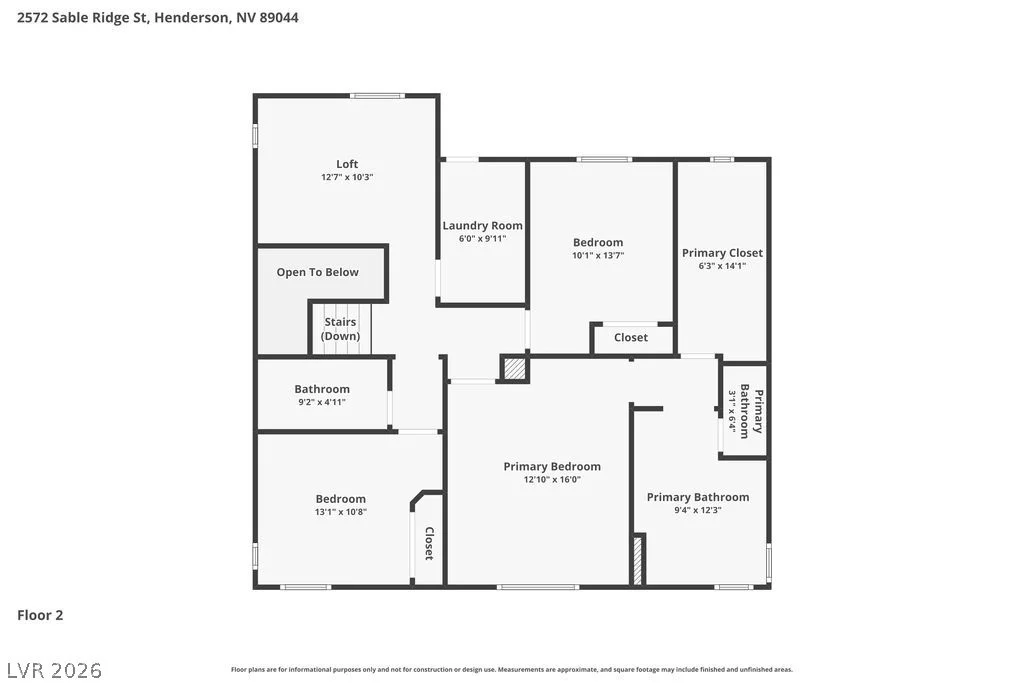 2572 Sable Ridge, Henderson, NV 89044