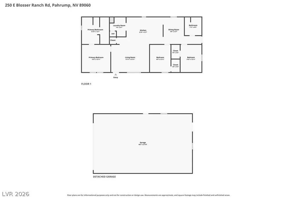 250 Blosser Ranch, Pahrump, NV 89060