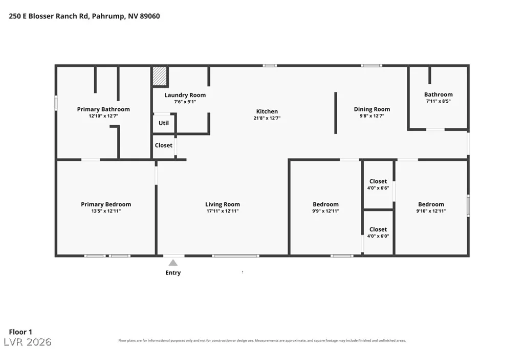 250 Blosser Ranch, Pahrump, NV 89060