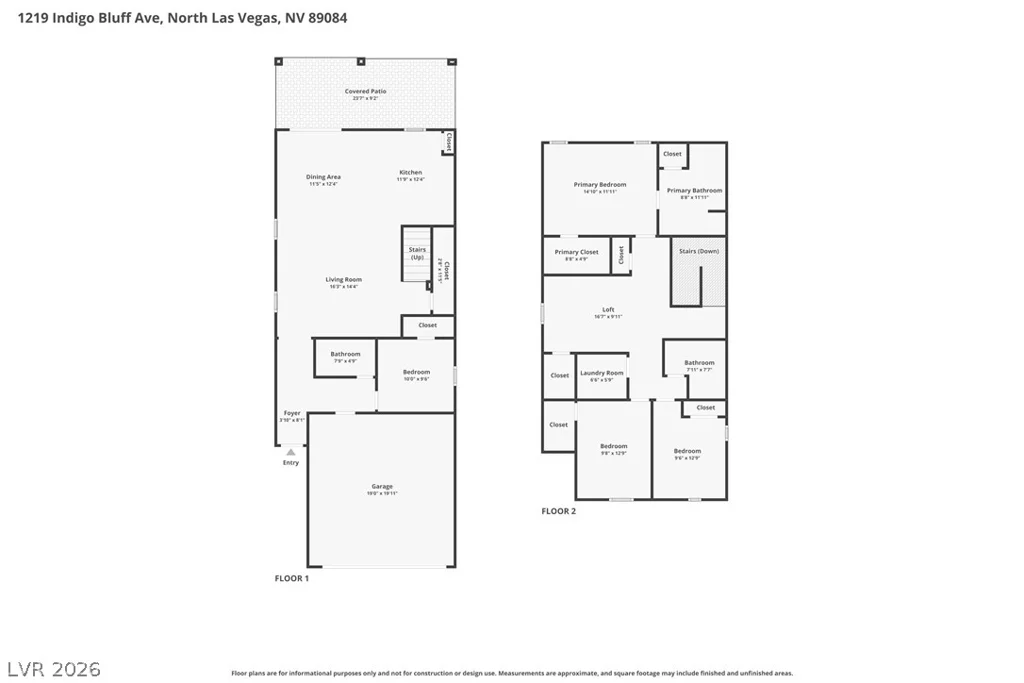 1219 Indigo Bluff, North Las Vegas, NV 89084