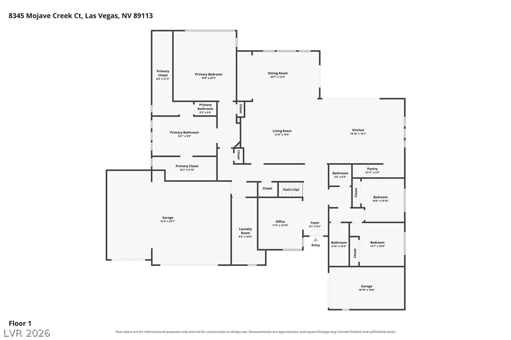 8345 Mojave Creek, Las Vegas, NV 89113