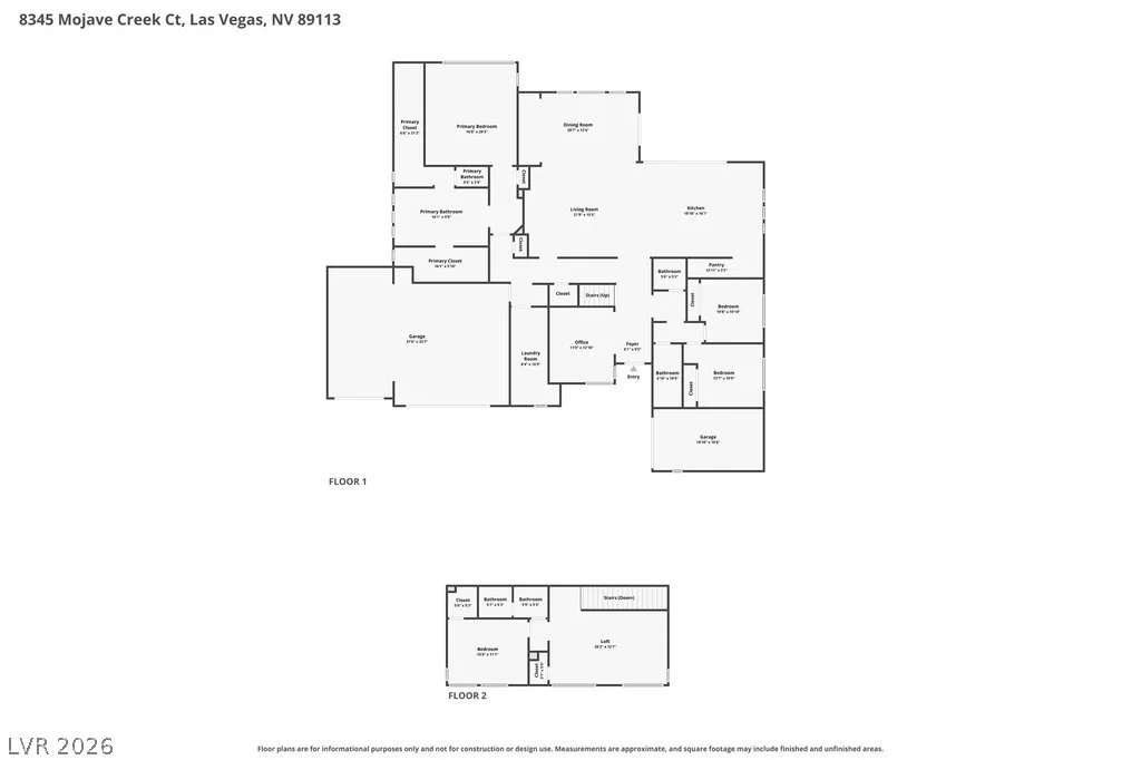 8345 Mojave Creek, Las Vegas, NV 89113