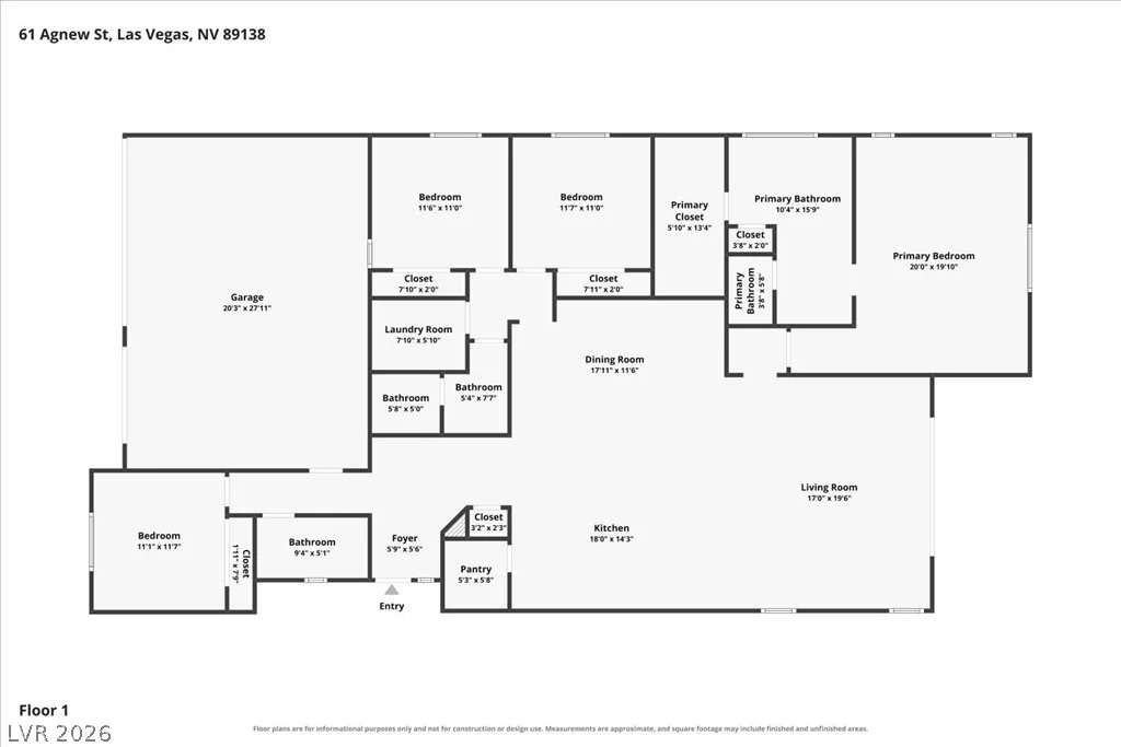 61 Agnew, Las Vegas, NV 89138