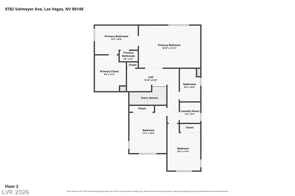 9782 Valmeyer, Las Vegas, NV 89148